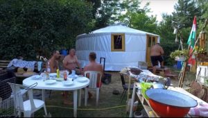 Erecting a yurt - watch video